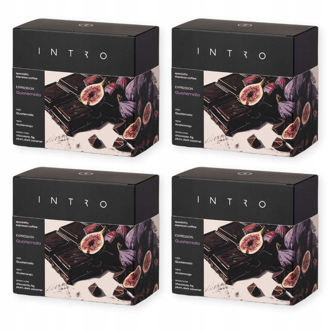 Levně Káva zrnková 4x250 g Guatemala Acatenango čerstvě pražená single Intro