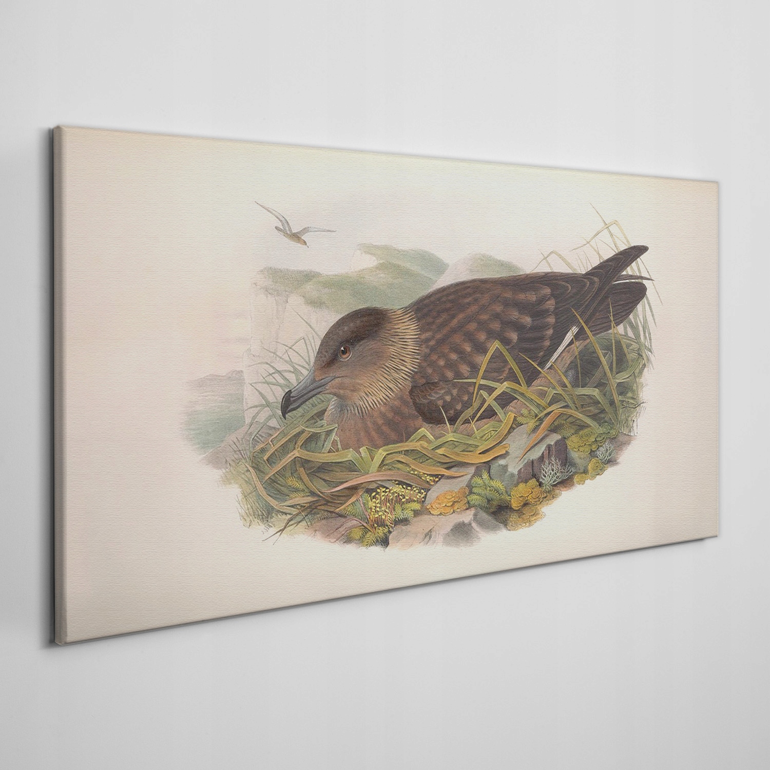 

Obraz na płótnie Ptaki zwierzęta beżowy 120x60 cm