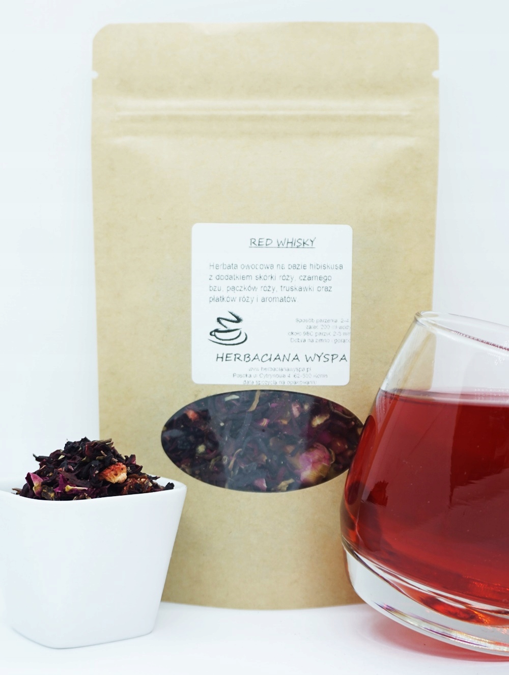 Red Whisky 1 kg čaj ibišek hřejivý s ibiškem