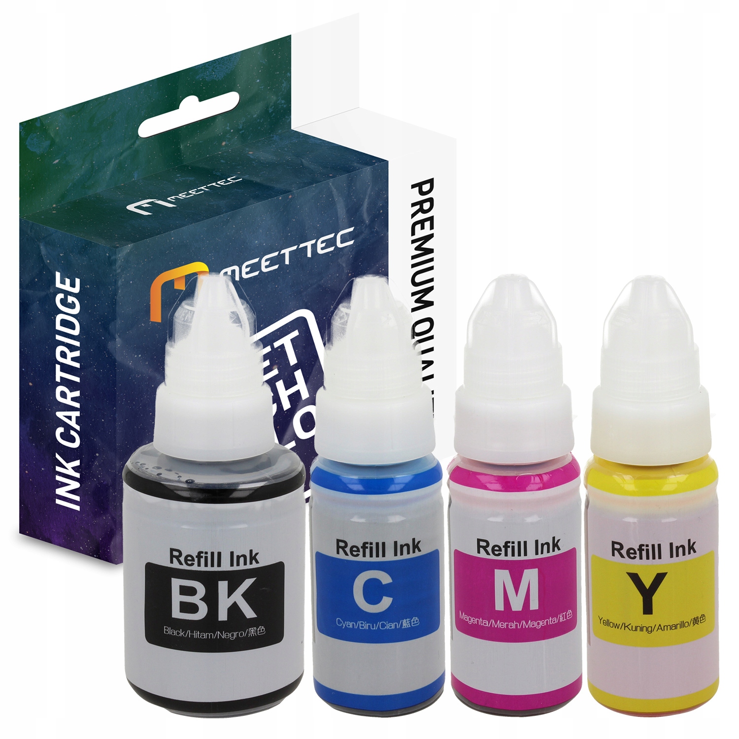 Komplet zamienników tuszu GI-490 CMYK do Canon