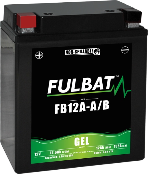 Batéria Fulbat Ful Gel FB12A-A FB12A-B YB12A-A YB12A-B (Gélová)