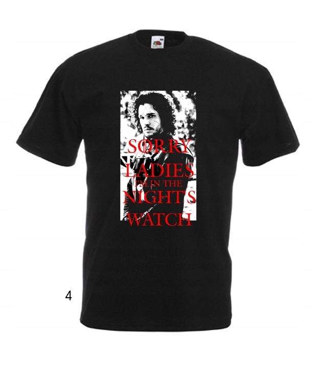 

Koszulki Męskie Wzory Jon Snow Gra O Tron Stark