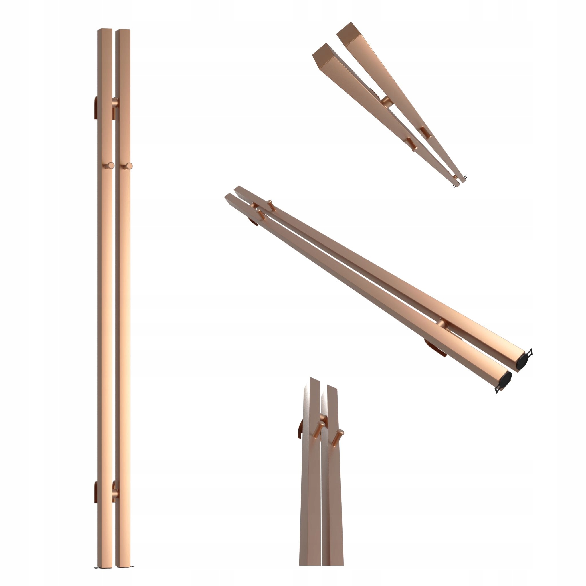 Dekorativní radiátor Bigben Hook 120x8 měď 1