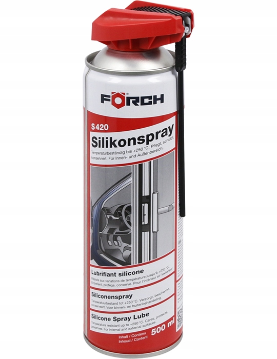 FORCH S420 silikon techniczny w sprayu 500 ml