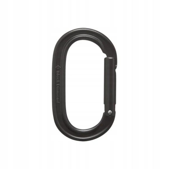 Karabinek Black Diamond Oval Keylock Black