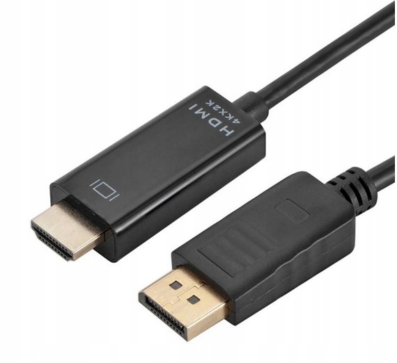Kabel DisplayPort do HDMI DP 1,8 m 4K x 2K Przewód Adapter Złącza inne