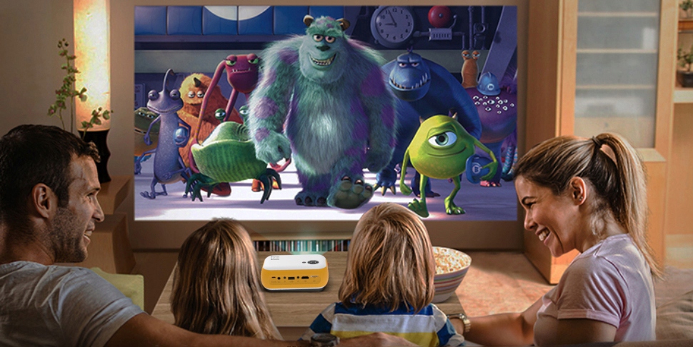 MINI PROJEKTOR do Telefonu Smartfona PRZENOŚNY RZUTNIK Full HD na Powerbank EAN (GTIN) 5904507528010