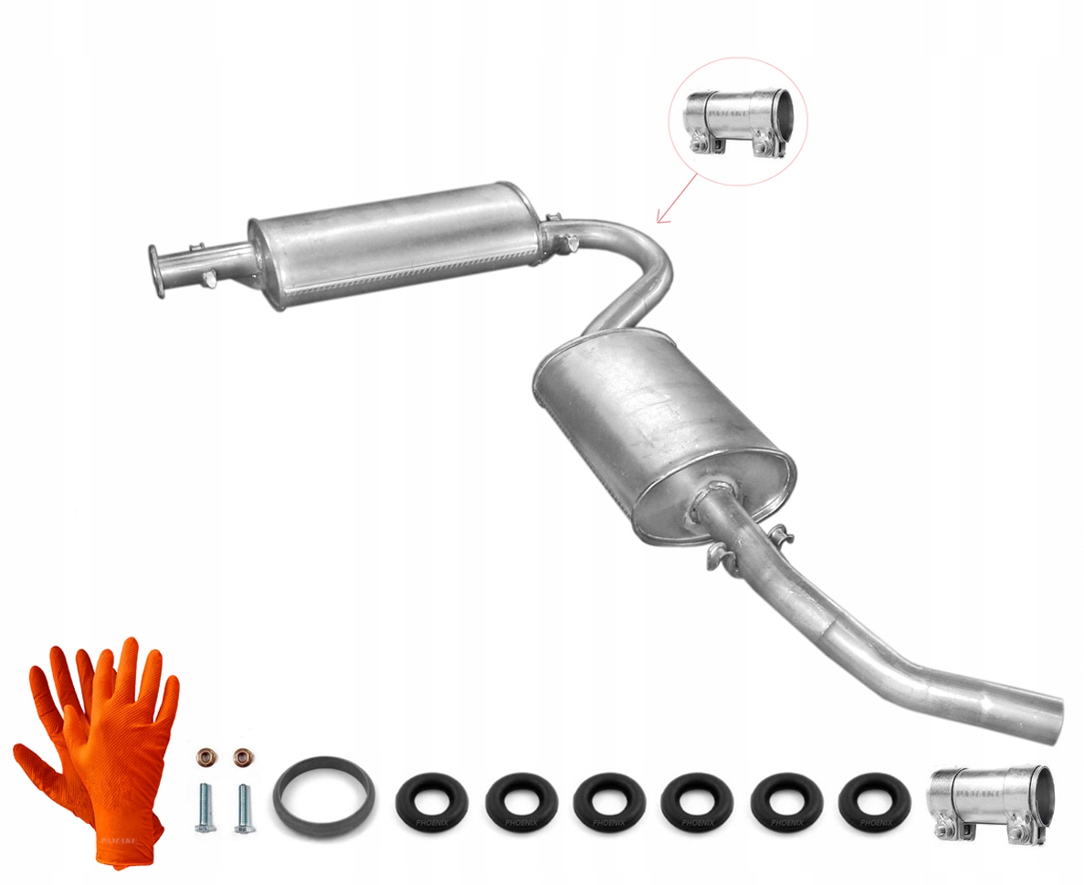 Citroen Jumper 2.0 1.9D 2.5D (1994-2002) Tlumič Koncový