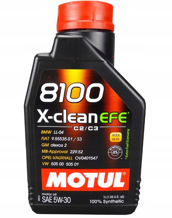 Motul 8100 5w30 X-clean Efe 1L
