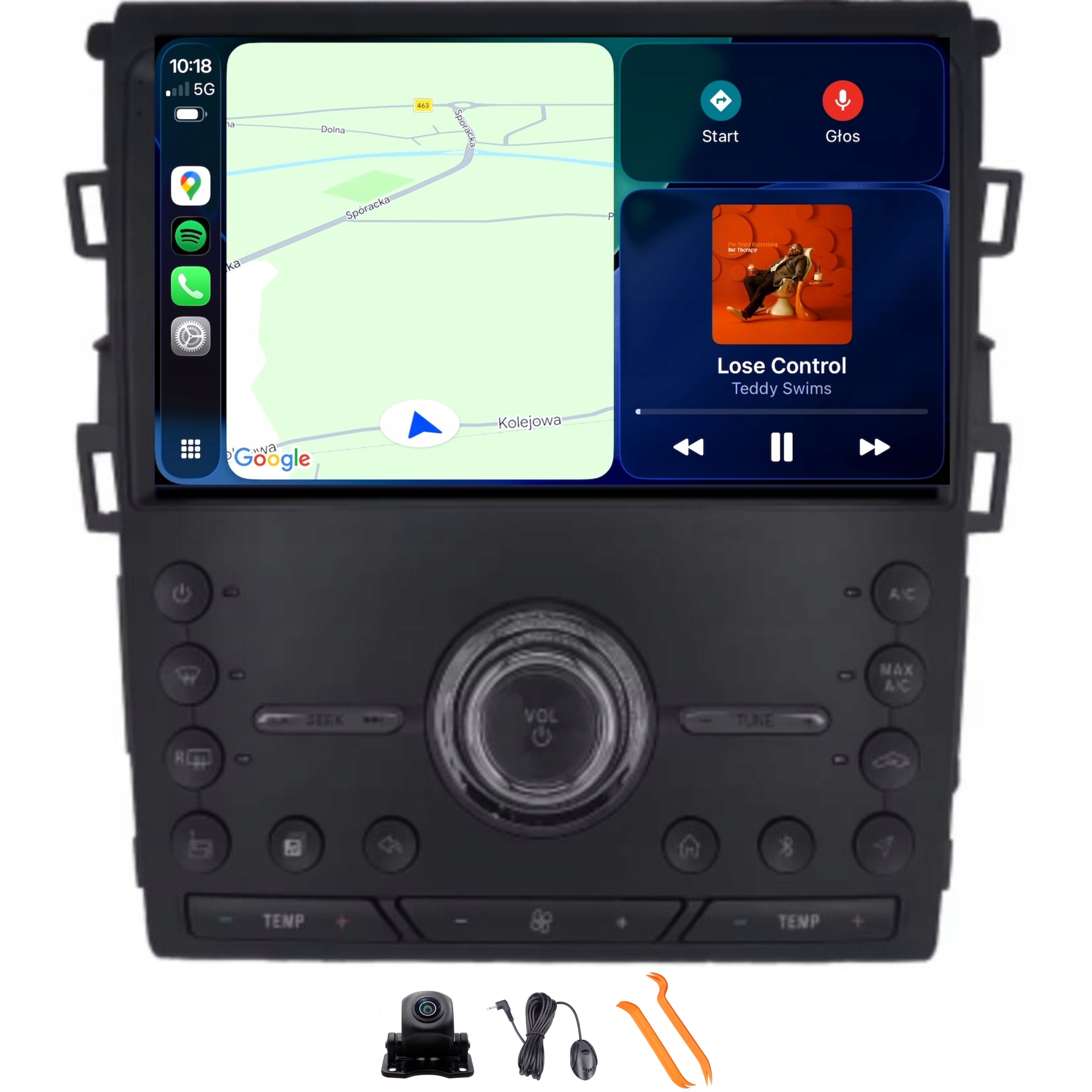 Radio Android Navigácia Qled Carplay Lte 128GB Ford Mondeo MK5 14-19 Sync2