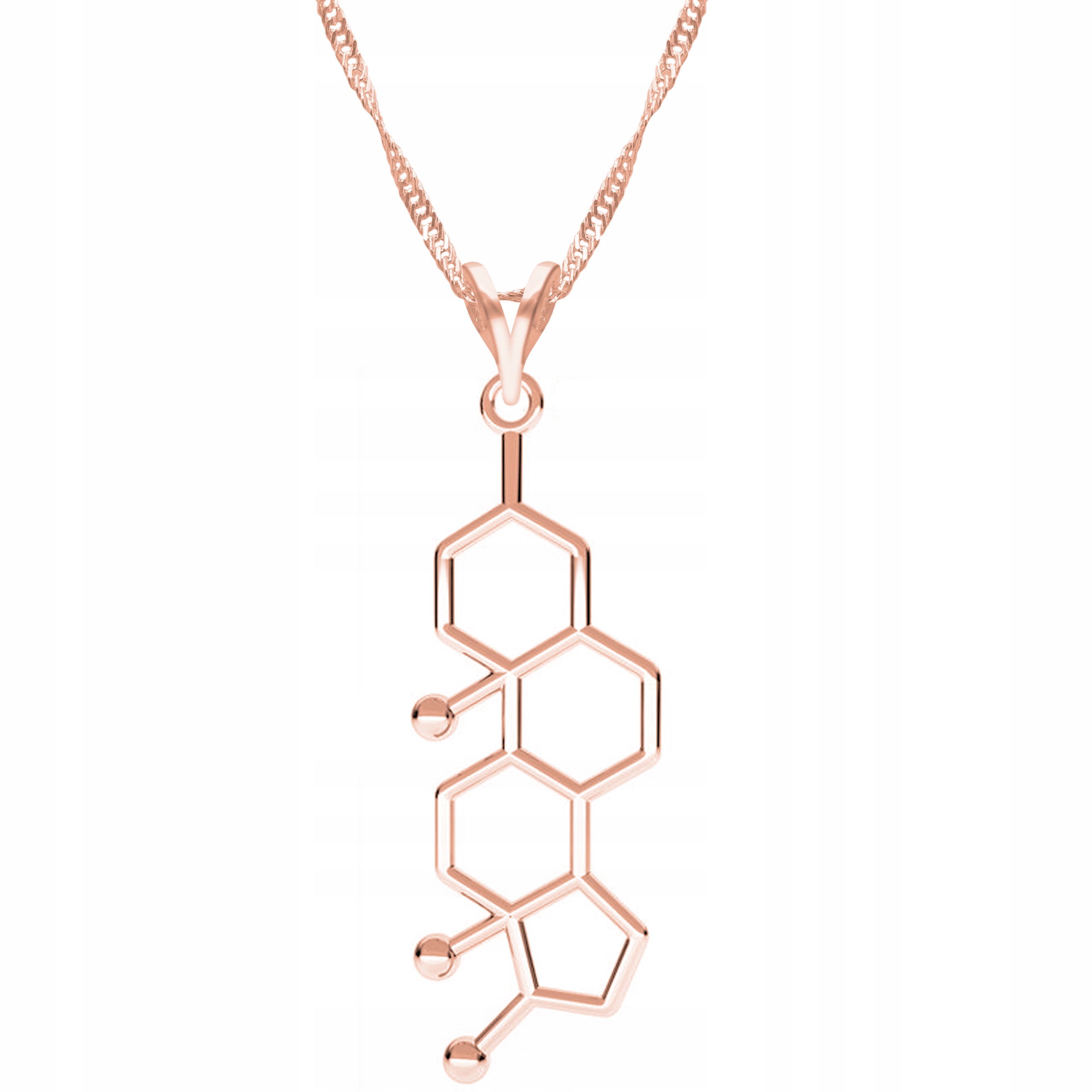 Řetízek zlatý náhrdelník 925 Vzor Testosteron