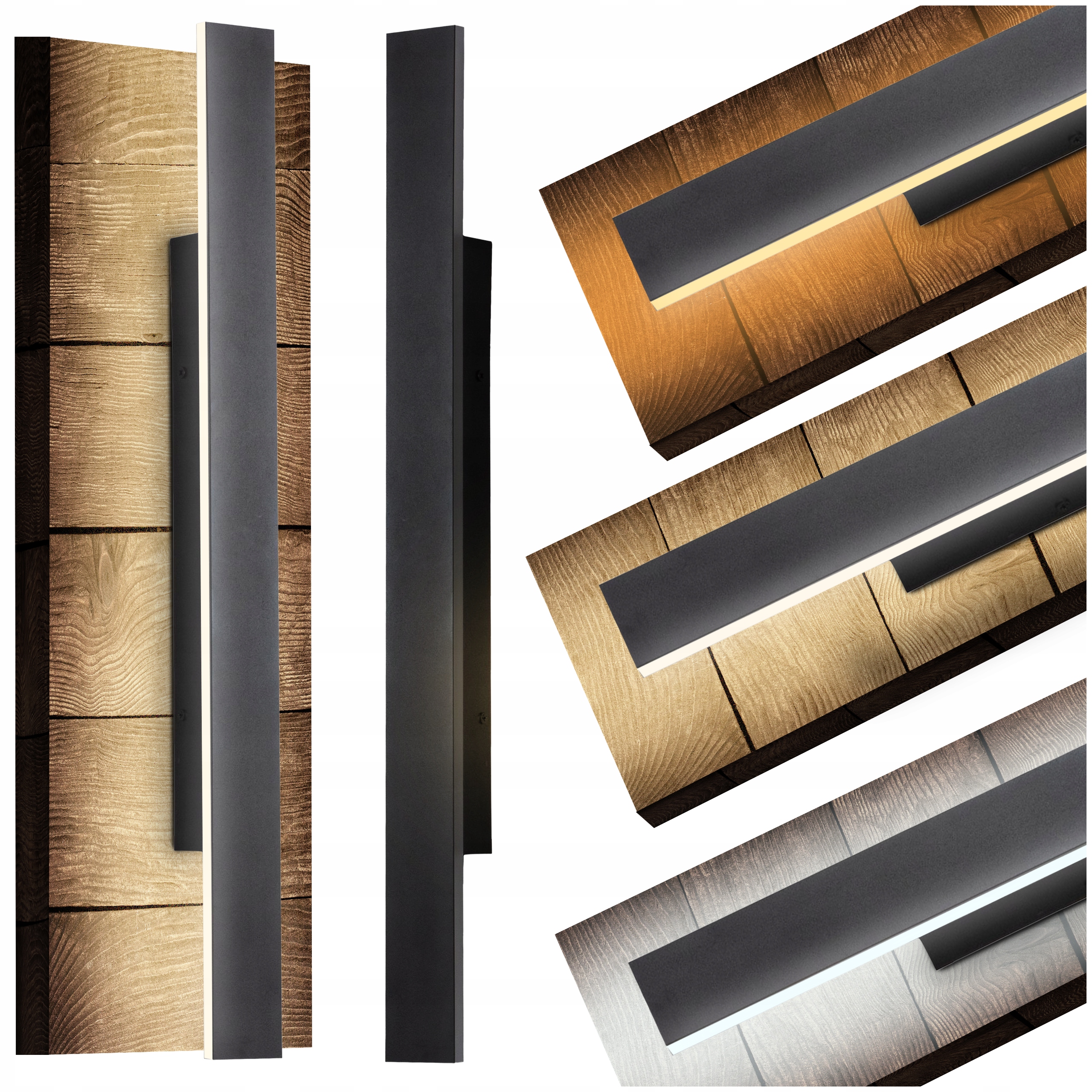 Led Fasádní Lampa Zahradní Nástěnné Svítidlo 11W 60cm venkovní 3 Barvy Světla