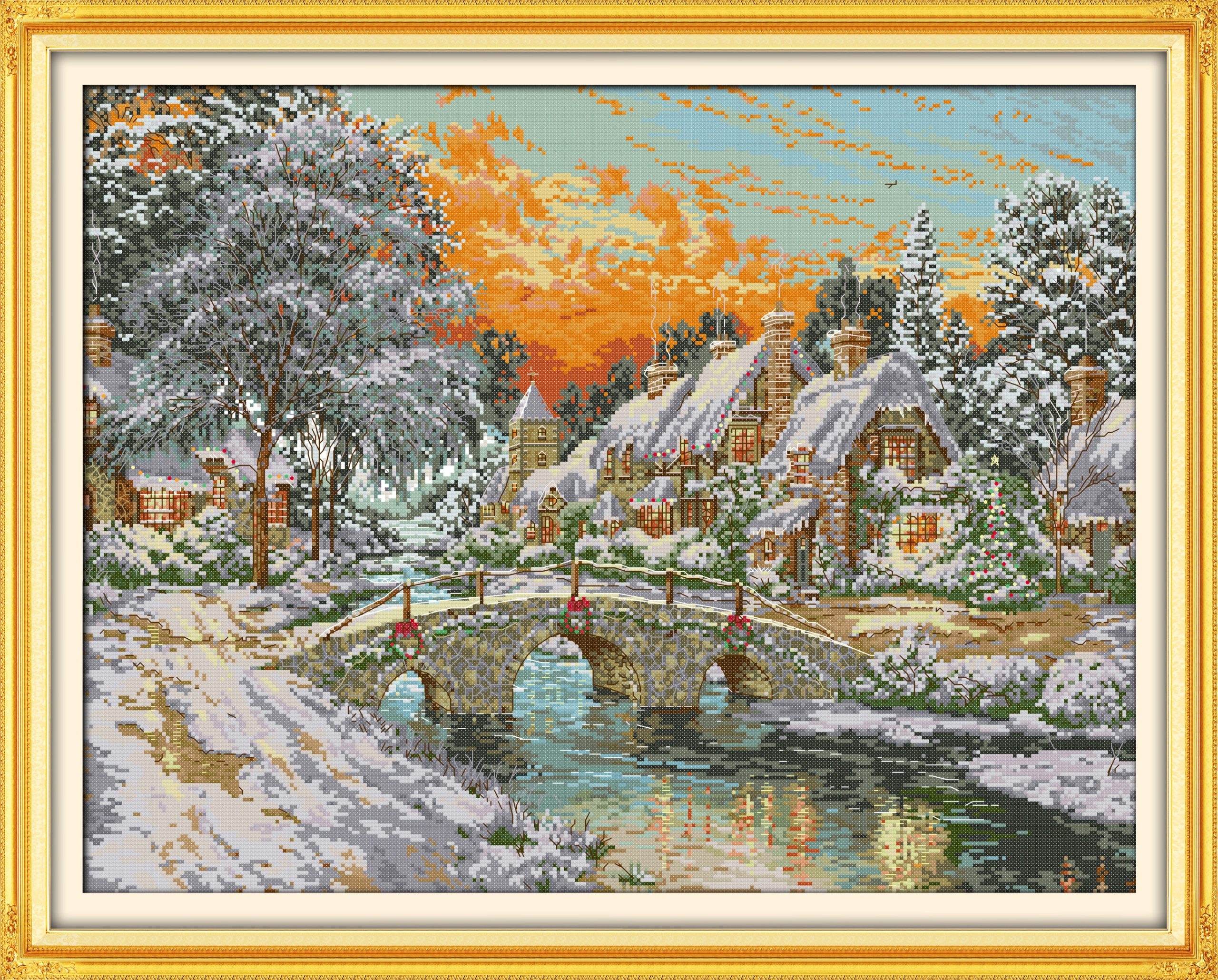 Kanva s potiskem sada (kanva, mulina)