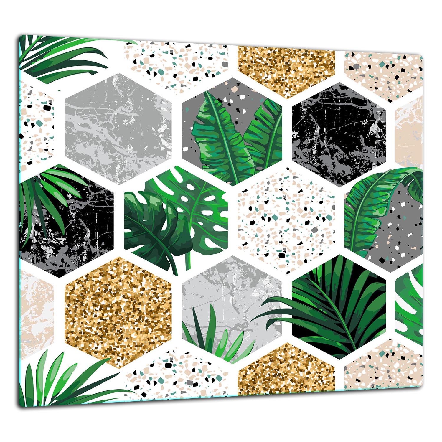 Skleněná Ochranná Deska Panel Lepidlo 65x60 Mozaika Tvrzené sklo 7v1