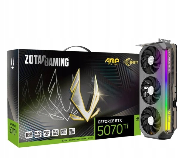 Zotac GeForce Rtx 5070 Ti Amp Extreme Infinity 16GB GDDR7 DLSS4