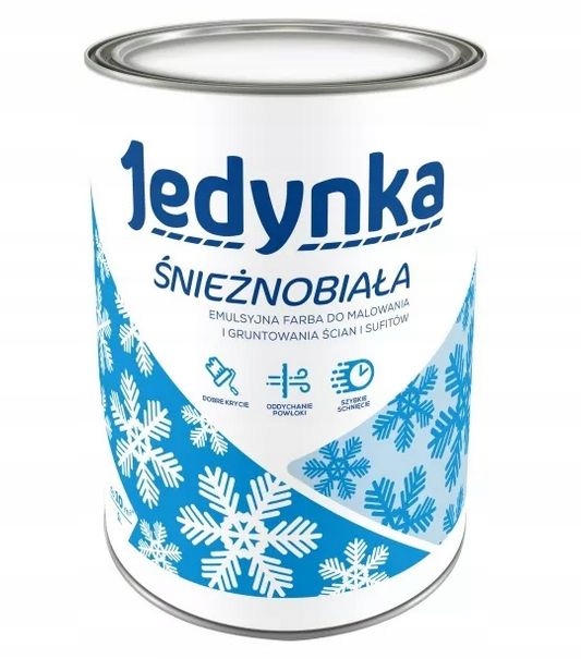 

Jedynka Farba Śnieżnobiała 1L