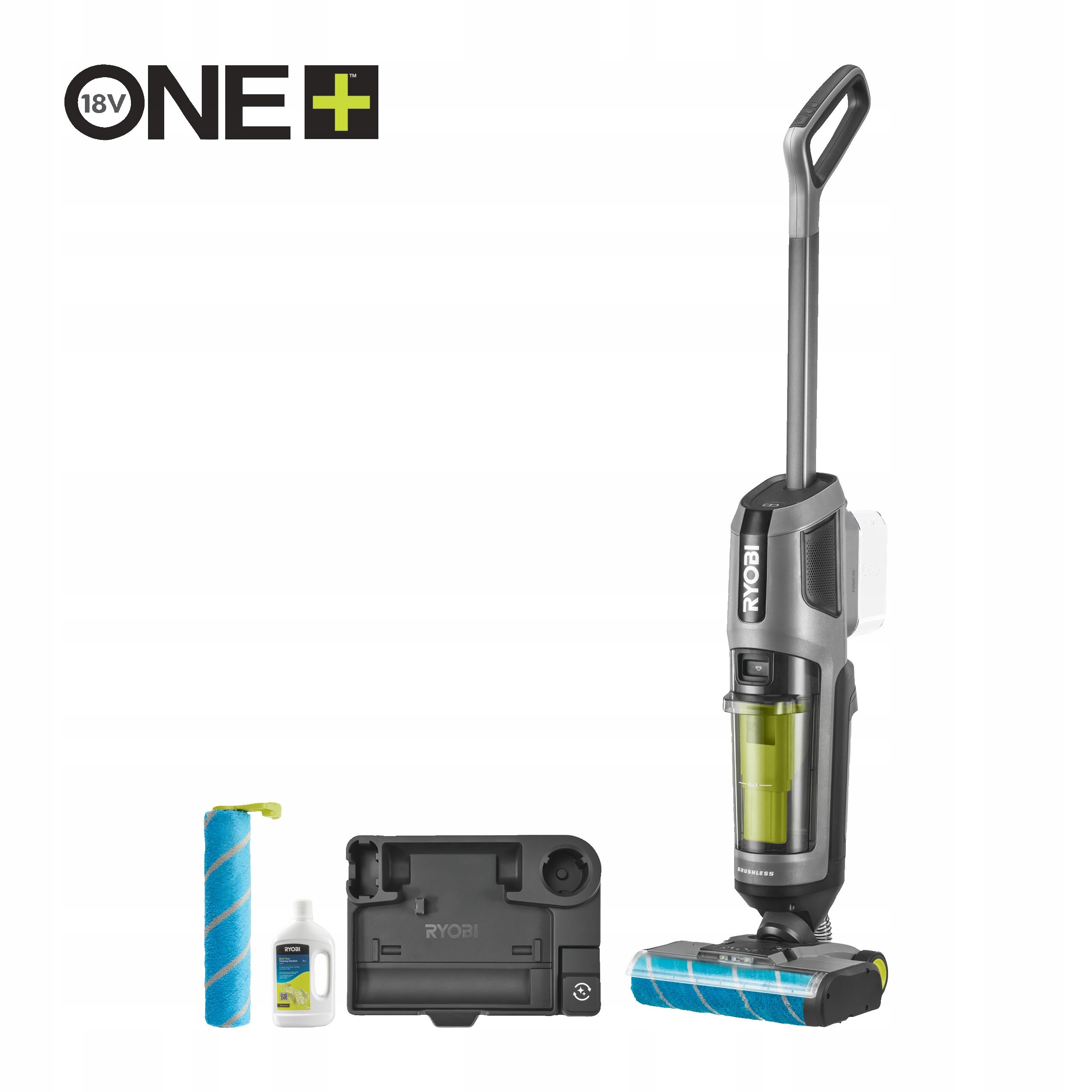 Ryobi RHFC18BL-0 18V One+ bezuhlíkový víceúčelový vysavač 3v1