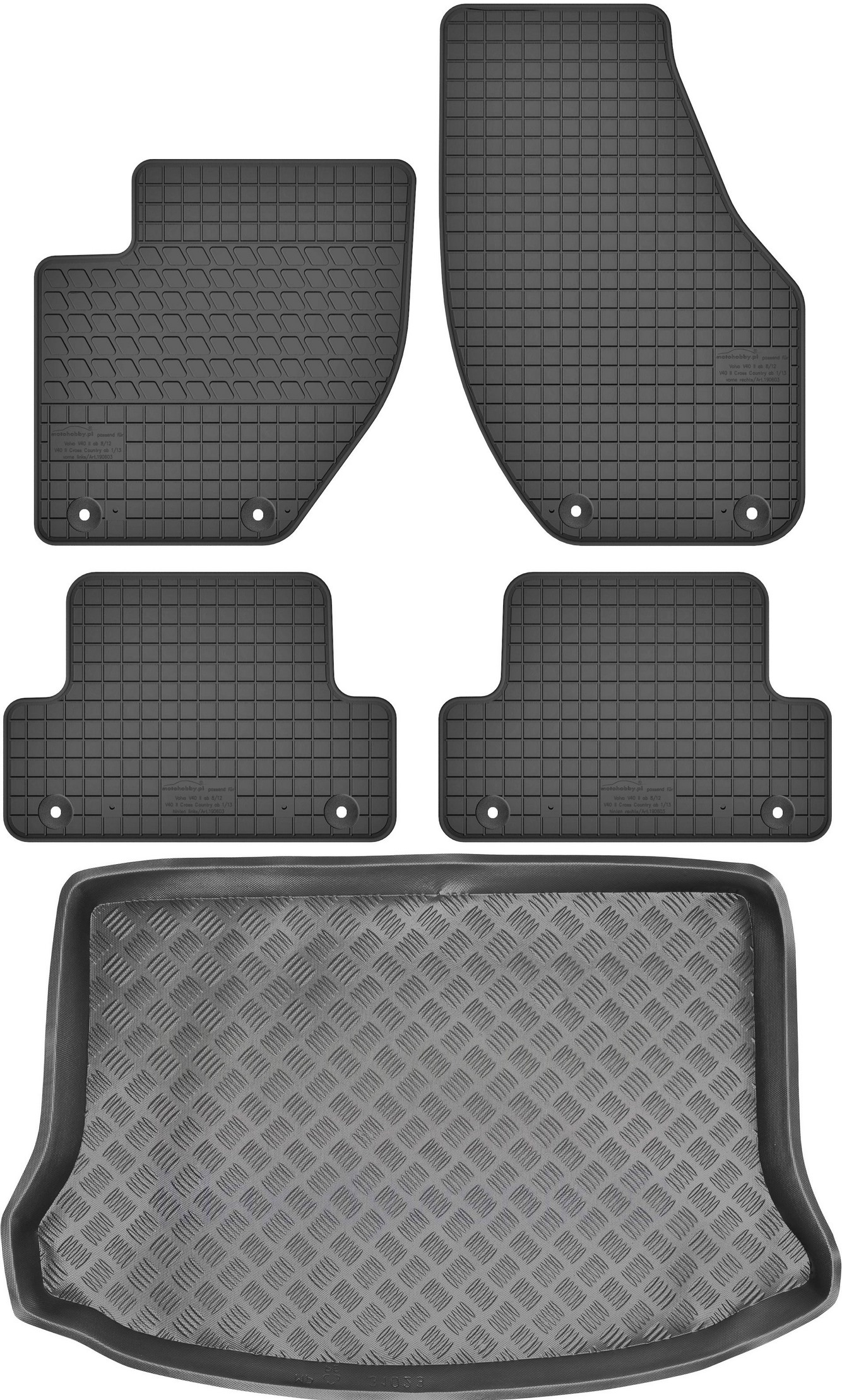 Коврики Max-Коврик резиновые 31023+190603 5 el.