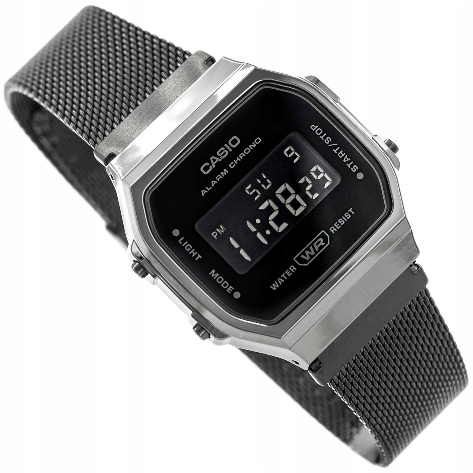 Hodinky Casio A168WEMB-1BEF Vintage Černé Stopky Retro Unisex Módní