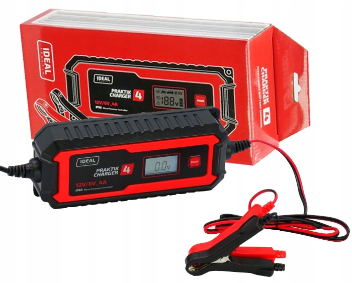 

Prostownik Praktik Charger 4 LCD 6V 12V Ideal