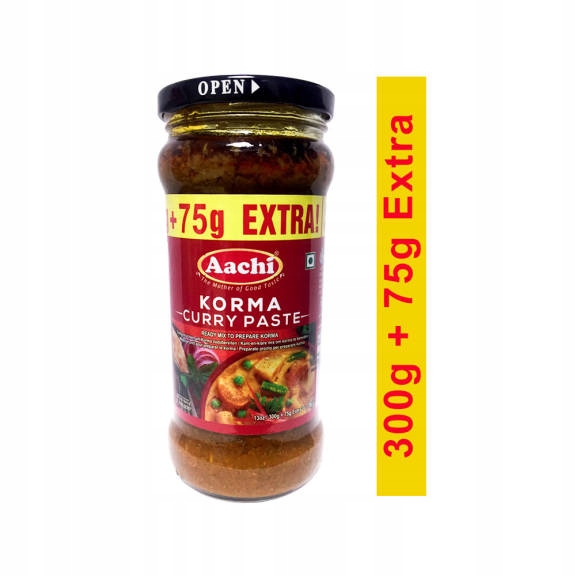 

Indyjska pasta Korma Curry Aachi 375g