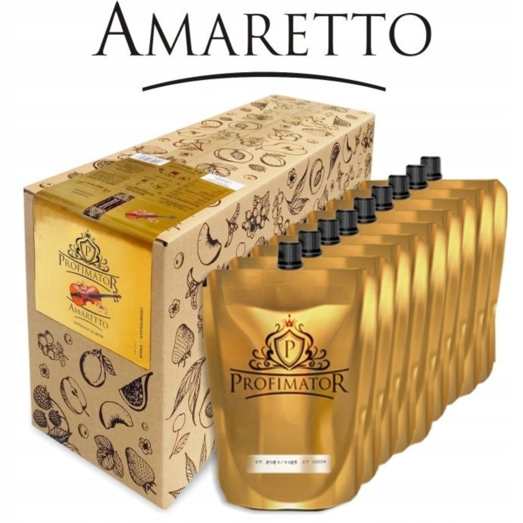 ZAPRAWKA DO LIKIERÓW AMARETTO 9x300 ml (2,7 litra)