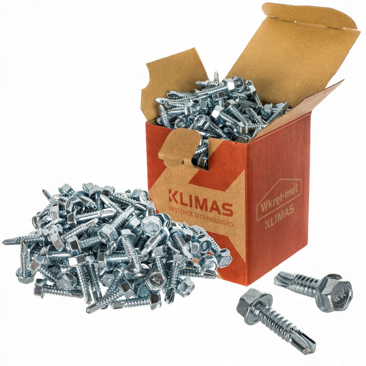 

Wkręt samowiercący z łbem 6-kątnym 6,3x25mm 100szt