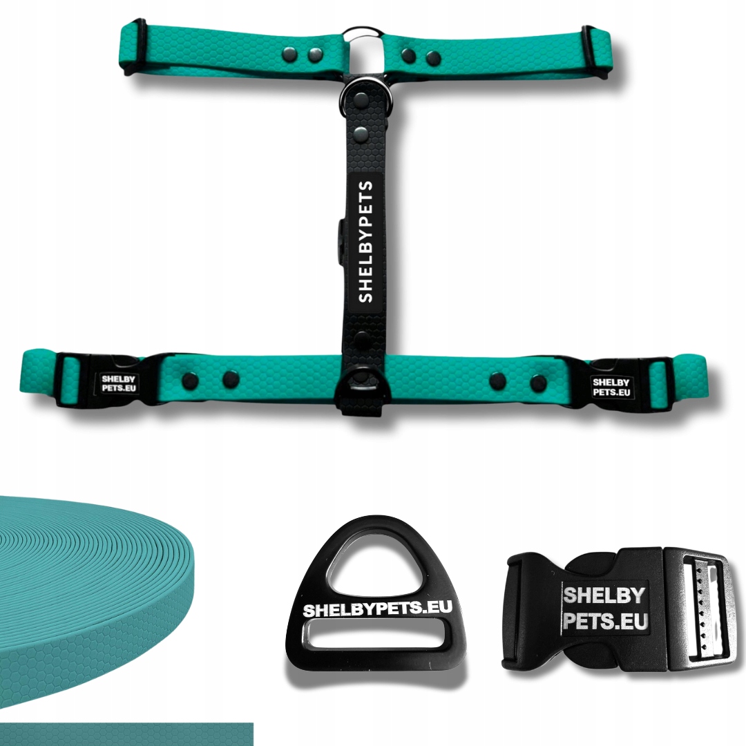 Voděodolné Postroje Pro Velkého Psa Guard Pvc Biothane S A Woofy Harness