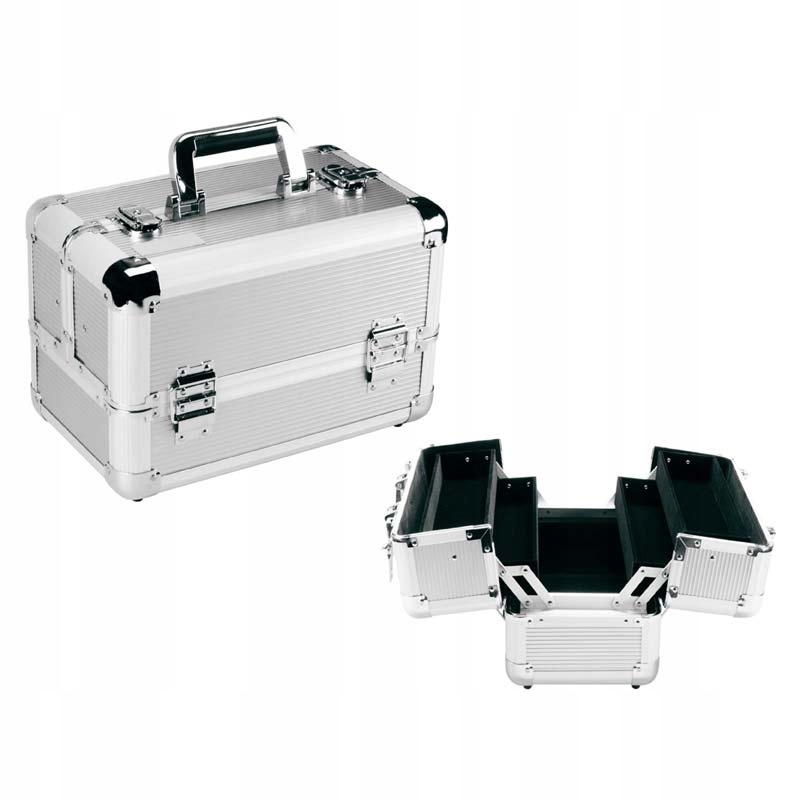 Kufřík kosmetický Malý Lehký na kosmetiku na laky Uv lampa Na Klíček