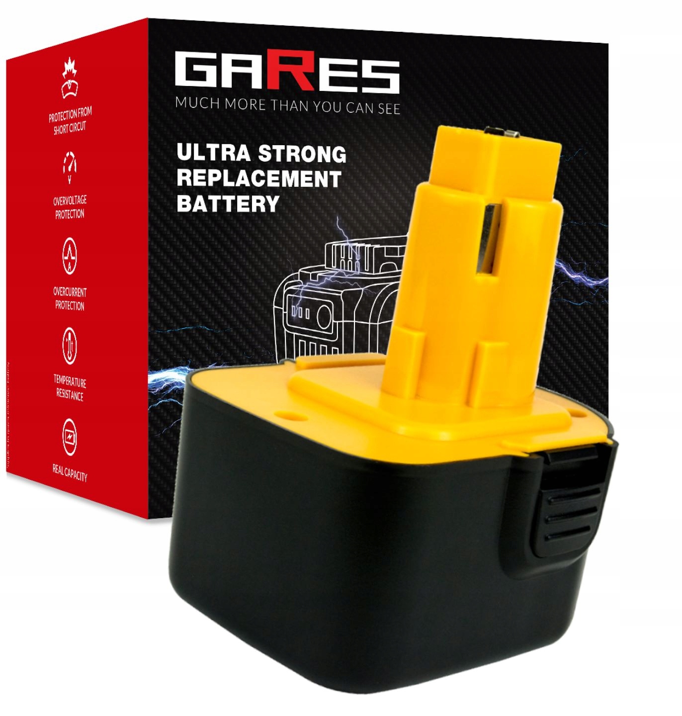 BATERIA AKUMULATOR do Black&Decker CD1200 CD1202 FS1201 FS632 BDL12 12V 2Ah