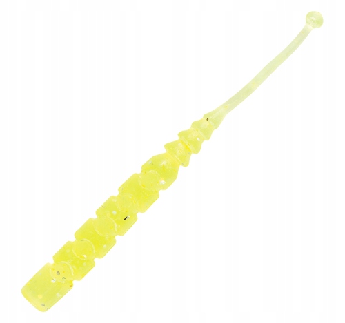 Mustad Aji Worm Plu Plu kolor Uv Clear Chatreuse (MAJI-PLU-2-5)
