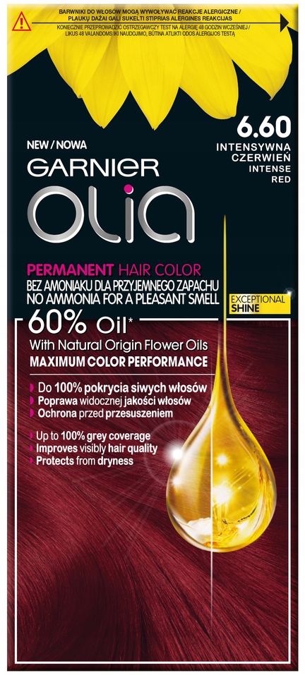 

Garnier Olia Farba do włosów 6.60 Czerwień