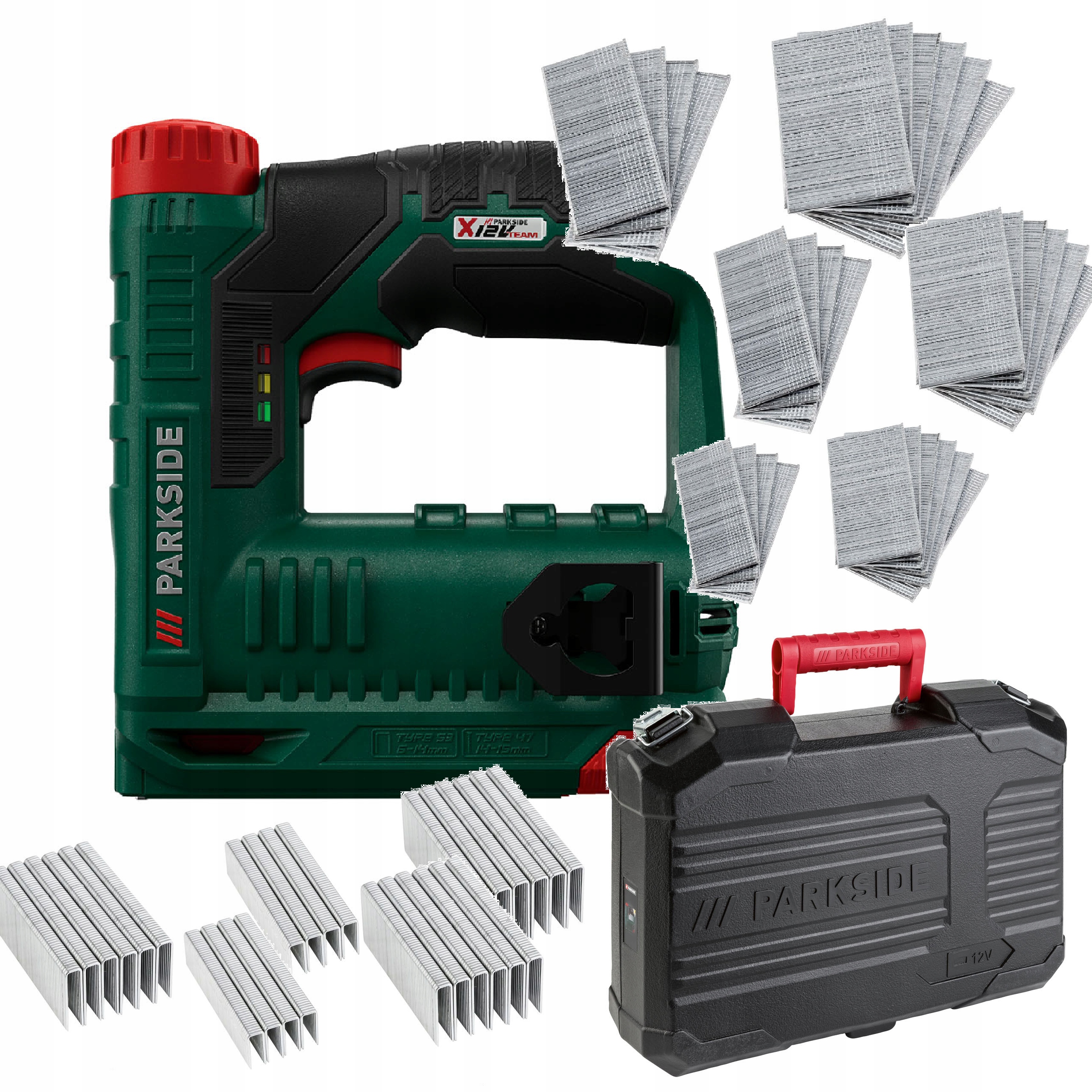 

Parkside Akumulatorowy zszywacz Pat X12V zszywki