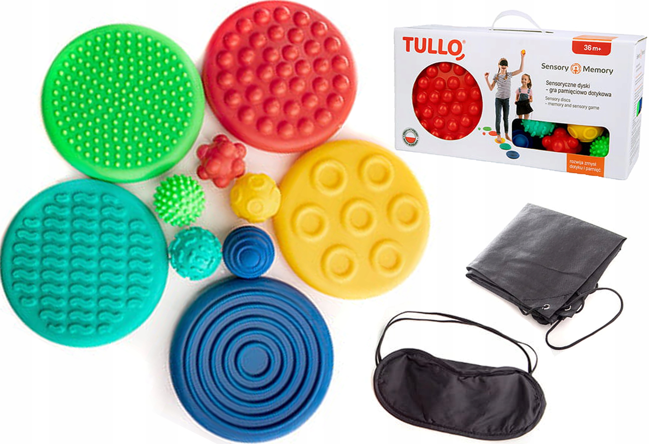 

Tullo Dyski Sensoryczne Gra Pamięciowo Dotykowa