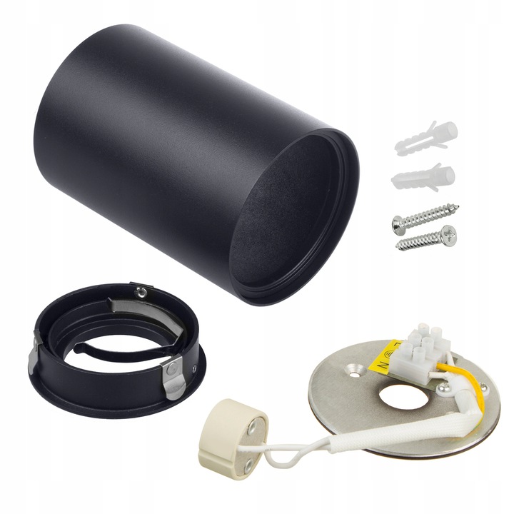 OPRAWA NATYNKOWA HALOGENOWA GU10 SPOT TUBA LED Długość/wysokość 11.5 cm