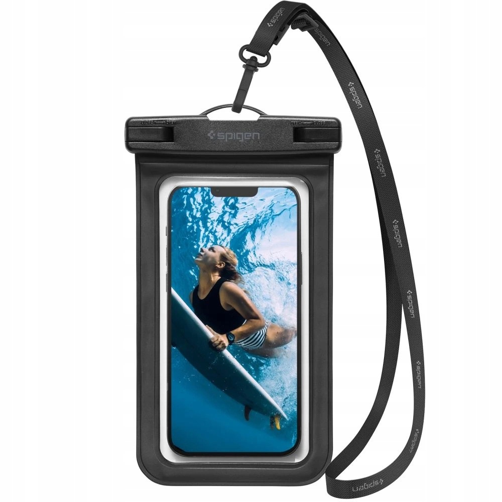 Spigen Wodoodporne etui (A601) IPX8, do telefonu 3,5 7" czarne