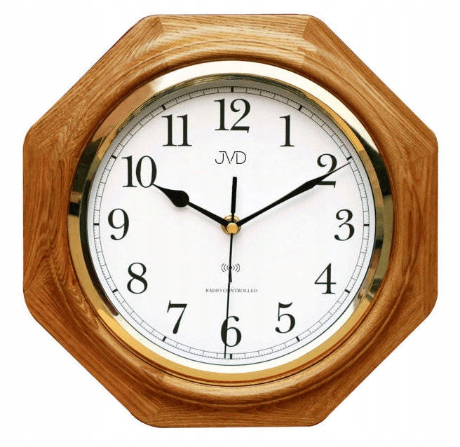 Nástenné Hodiny Jvd Č. 7172.4 Drevené DCF77