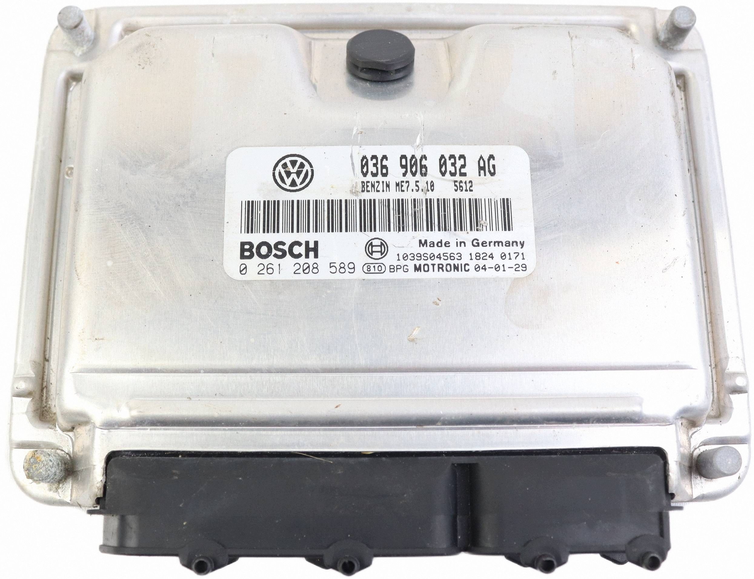 VW GOLF V module control unit of the engine 1.4 16V 036906032AG 0261208589