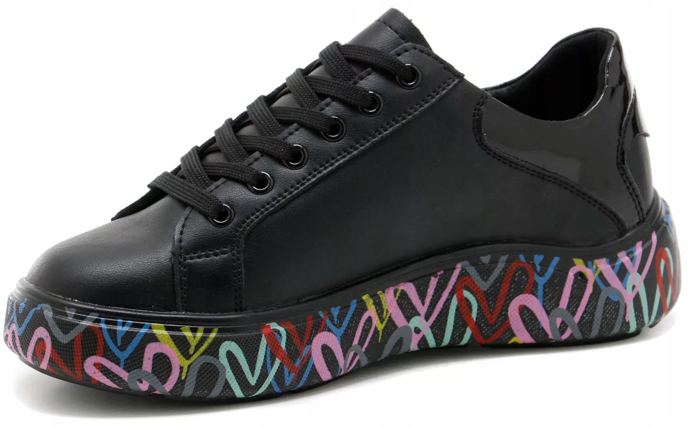 FILIPPO DP4480 CZARNE SKÓRZANE PÓŁBUTY SERCA r.40 Materiał zewnętrzny skóra naturalna