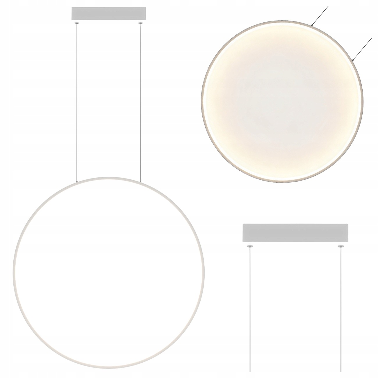 Lampa Wisząca Mirror S Biała IP44 Led Cct