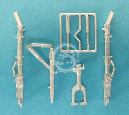 J7W1 Shinden Landing Gear (pro Zoukei-Mura) Konverze letadel v měřítku 4825