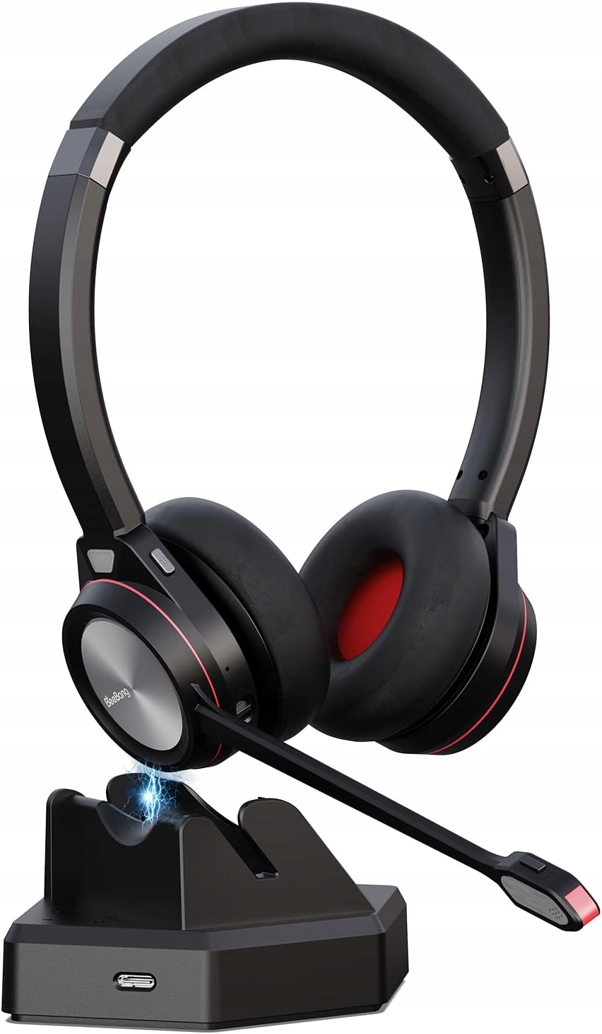 Bluetooth sluchátka s mikrofonem a funkcí potlačení šumu Beebang