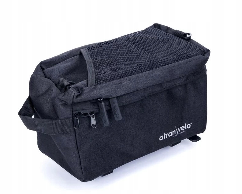 Torba rowerowa sakwa na bagażnik Zap Easy Atranvelo czarna 11,5L