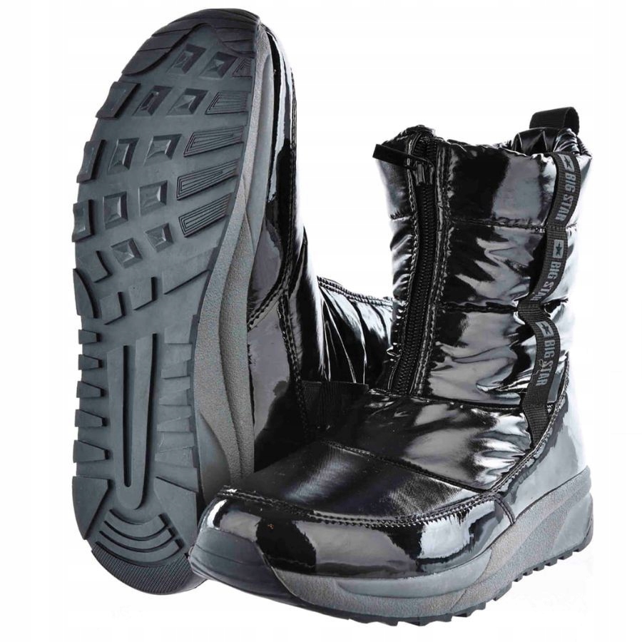 BUTY DAMSKIE ZIMOWE BIG STAR ŚNIEGOWCE OCIEPLANE Długość wkładki 24.5 cm
