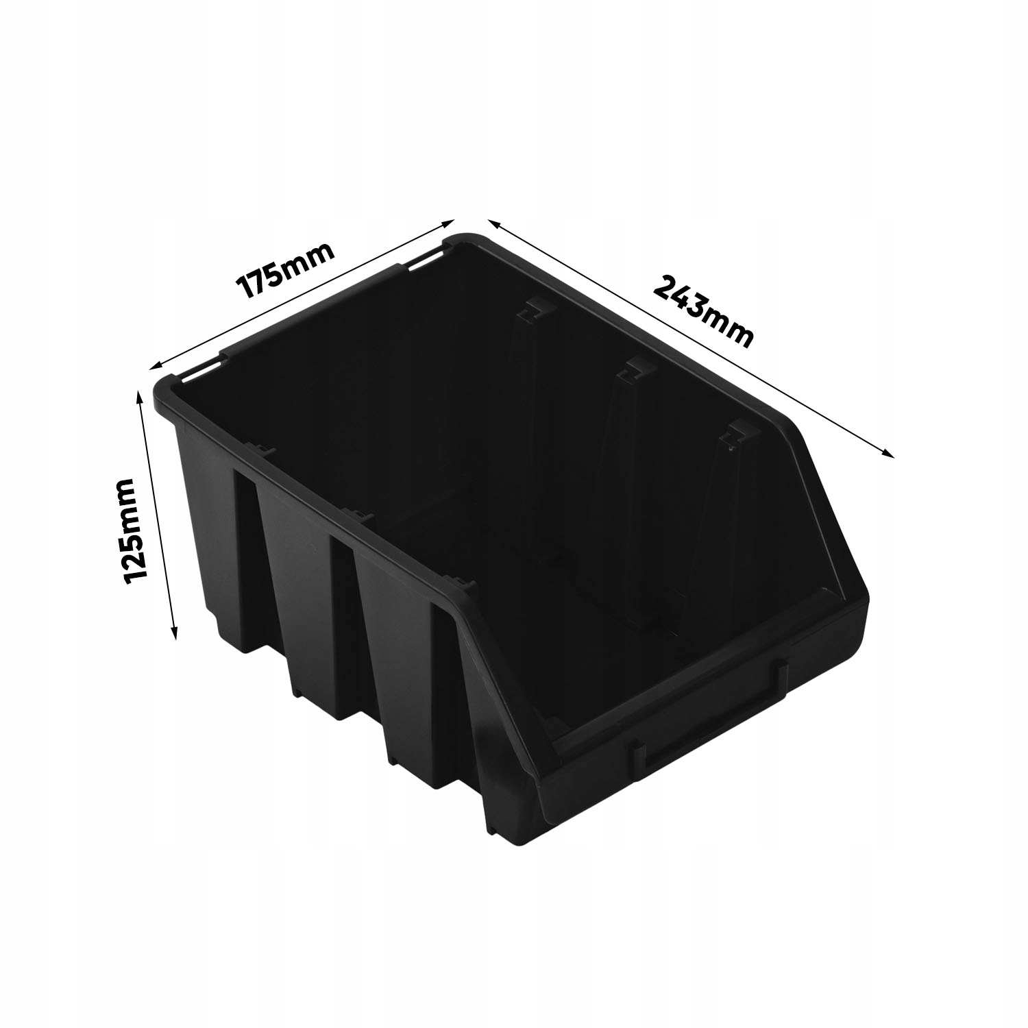 Pojemnik magazynowy - Ergobox 3 | Czarny — 9