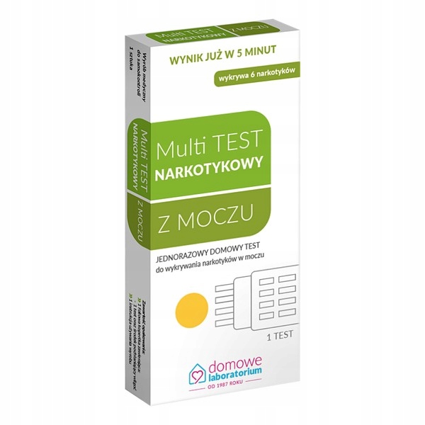 

Multi Test narkotykowy z moczu Domowe Laboratorium