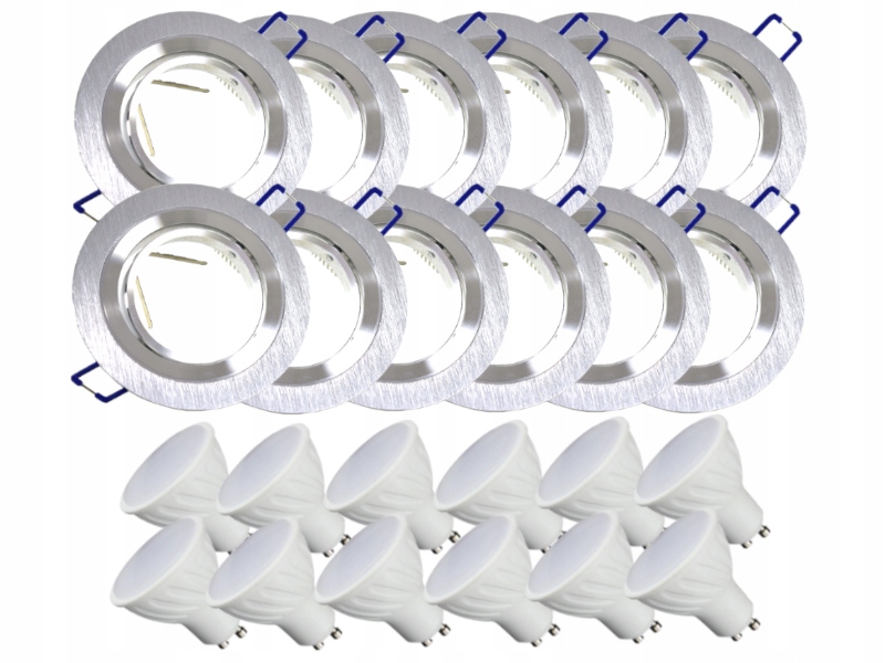 Sada stropních světel Halogen 12 x žárovky 1,5 W