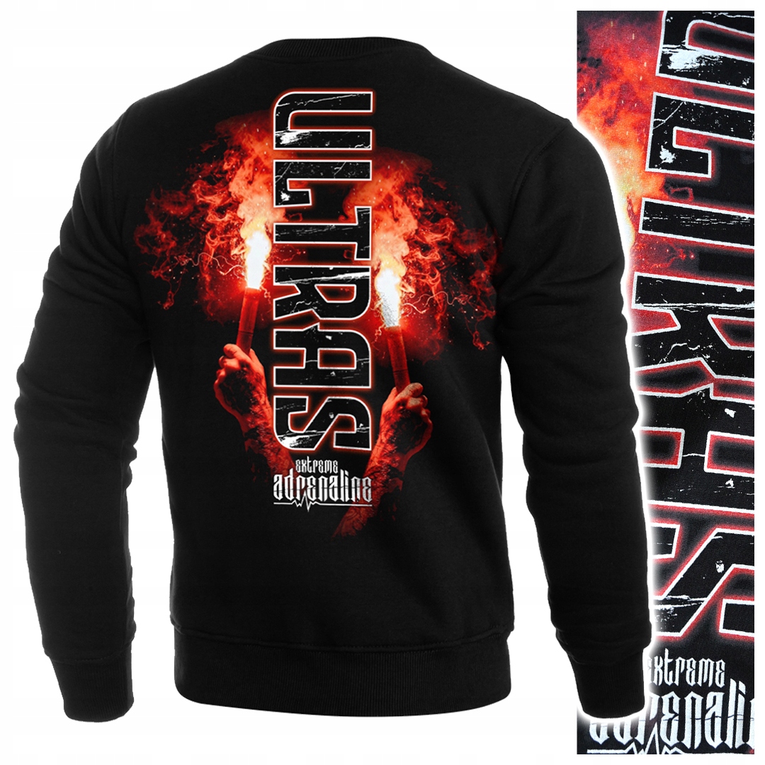 Pánská mikina klasická Extreme Adrenaline Fanouškovská Race Ultras Flare L