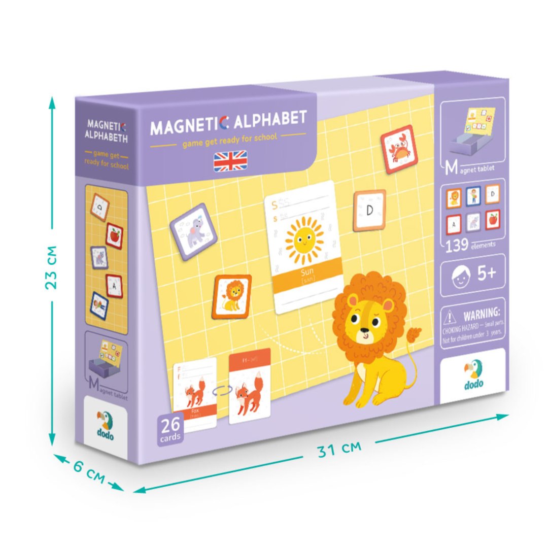 GRA MAGNETYCZNA EDUKACYJNA "ALFABET" MEGA ZESTAW NAUKA POPRZEZ Z Kod producenta 200214