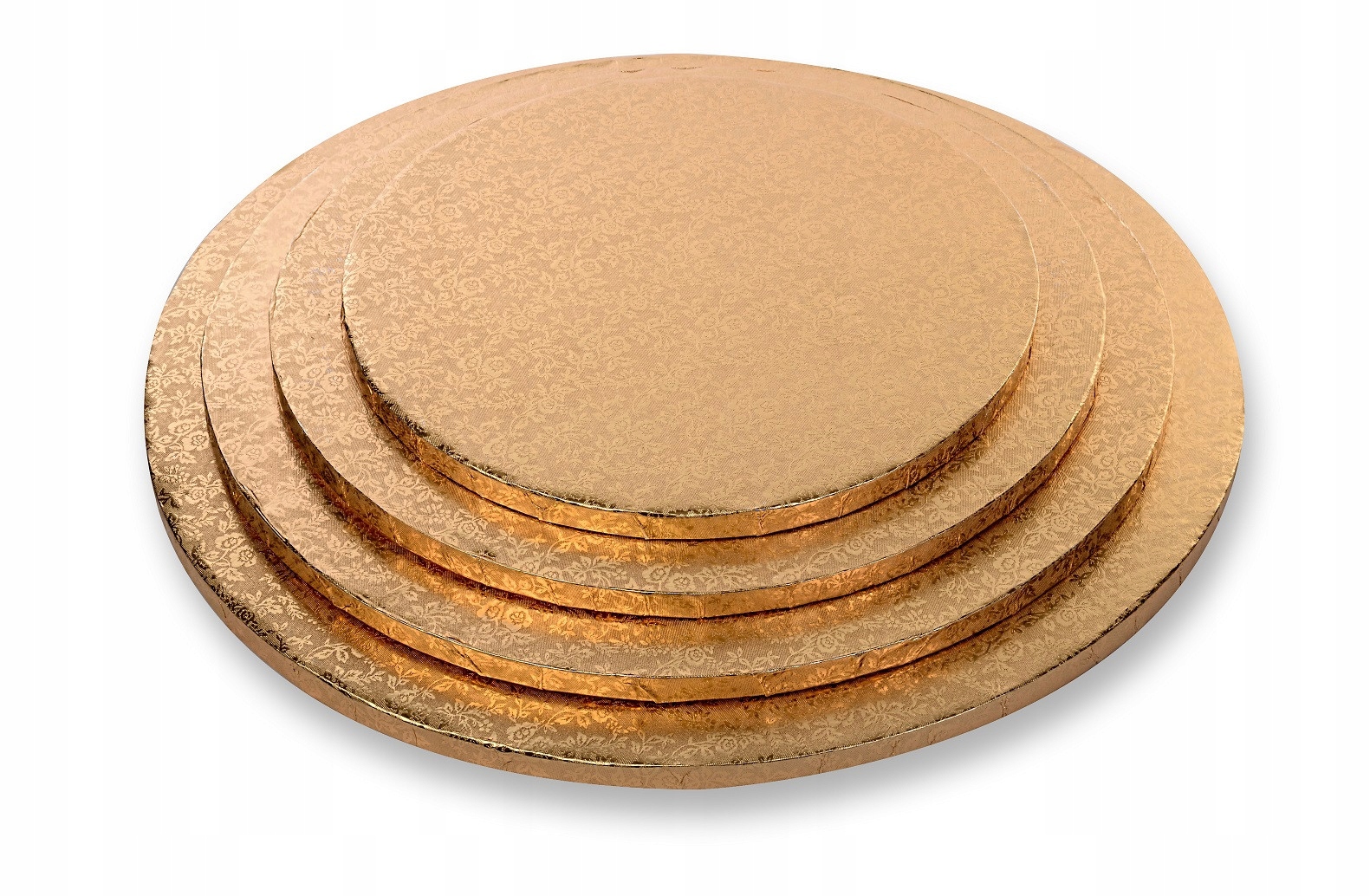 Podkład pod tort okrągły - Modecor - złoty, 25 cm Marka Modecor
